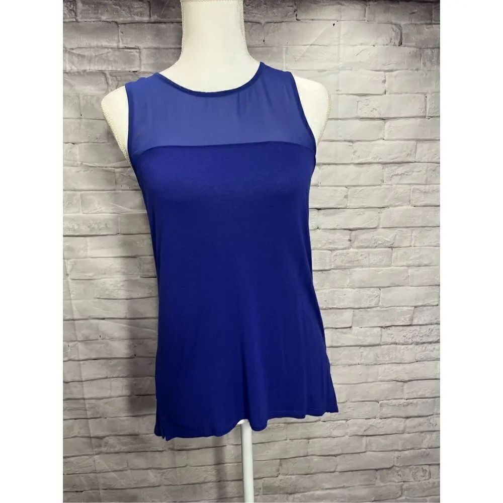 H&M  Royal Blue Sleeveless Tunic Top